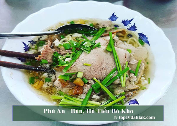 Phú An - Bún, Hủ Tiếu Bò Kho